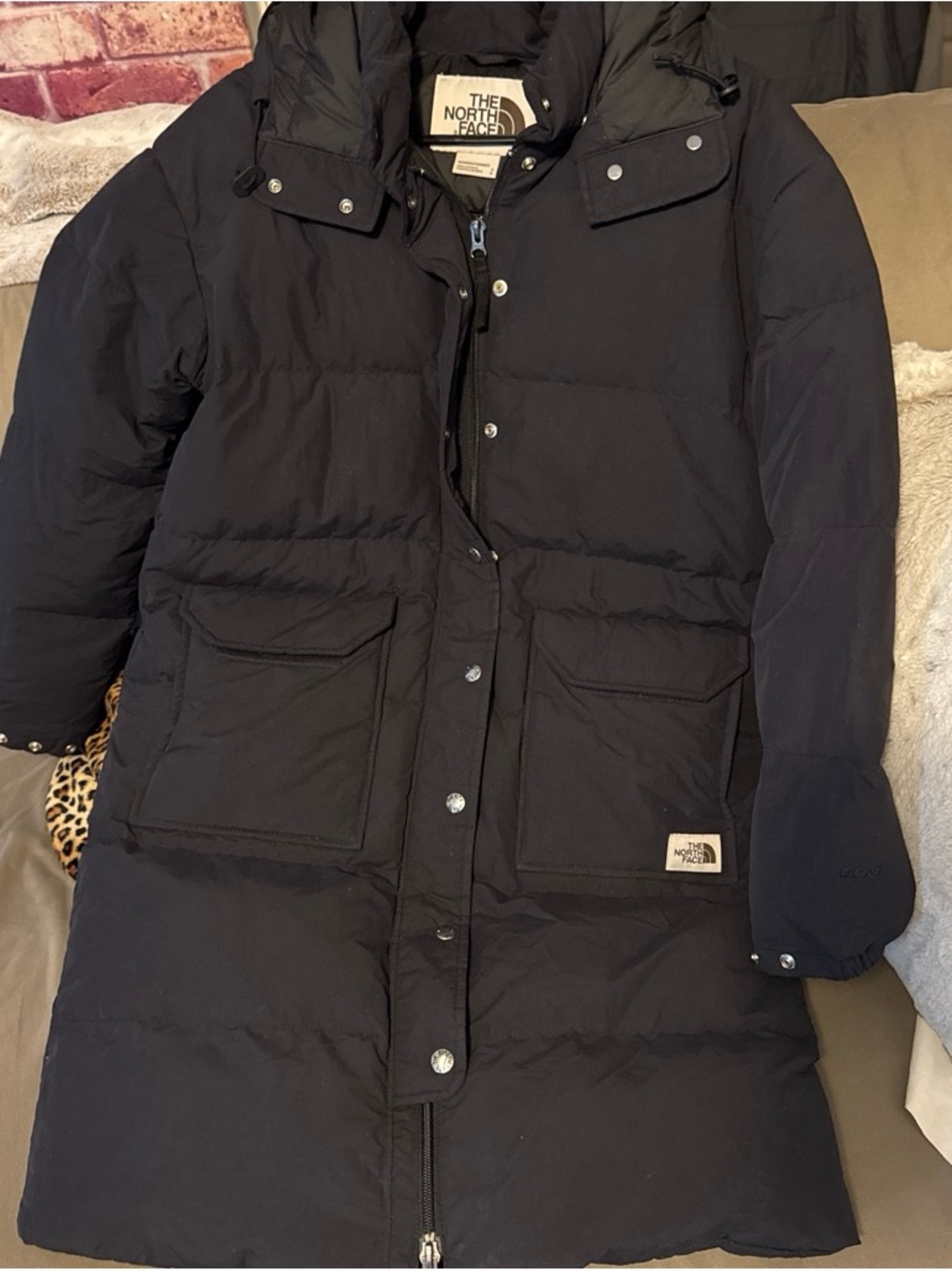 The North Face Women's Black Long Puffer Coat